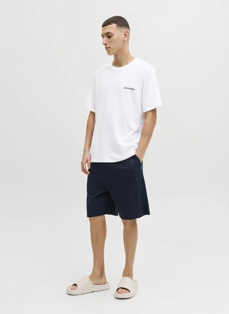 JACK & JONES  Casual T-Shirt And Shorts Set for Men | Best Price UAE